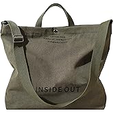 Large Tote Bag for Women, Canvas Bag Women Gift, Fashion Crossbody 16oz Cotton Bag, Large Capacity Shoulder Bag