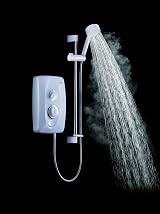 Mira Jump Electric Shower 10.8 kW White Chrome 1.1788.012 view 2
