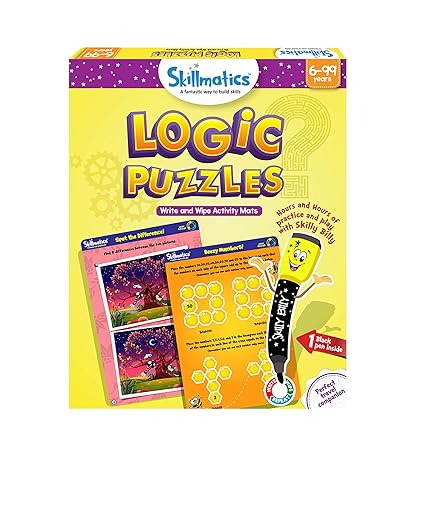 Skillmatics Educational Game: Logic Puzzles (6-99 Years)
