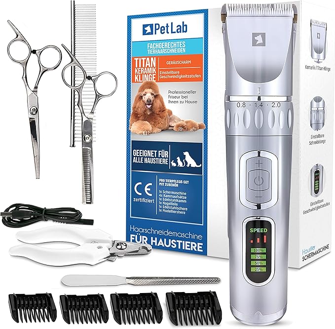 Schermaschine für Hunde Profi Hundeschermaschine Langhaar Schermaschine