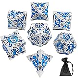 AHDKEJG D&D DND Dice Set Metal Dungeons and Dragons