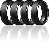 ThunderFit Silicone Men’s Wedding Rings, 10mm