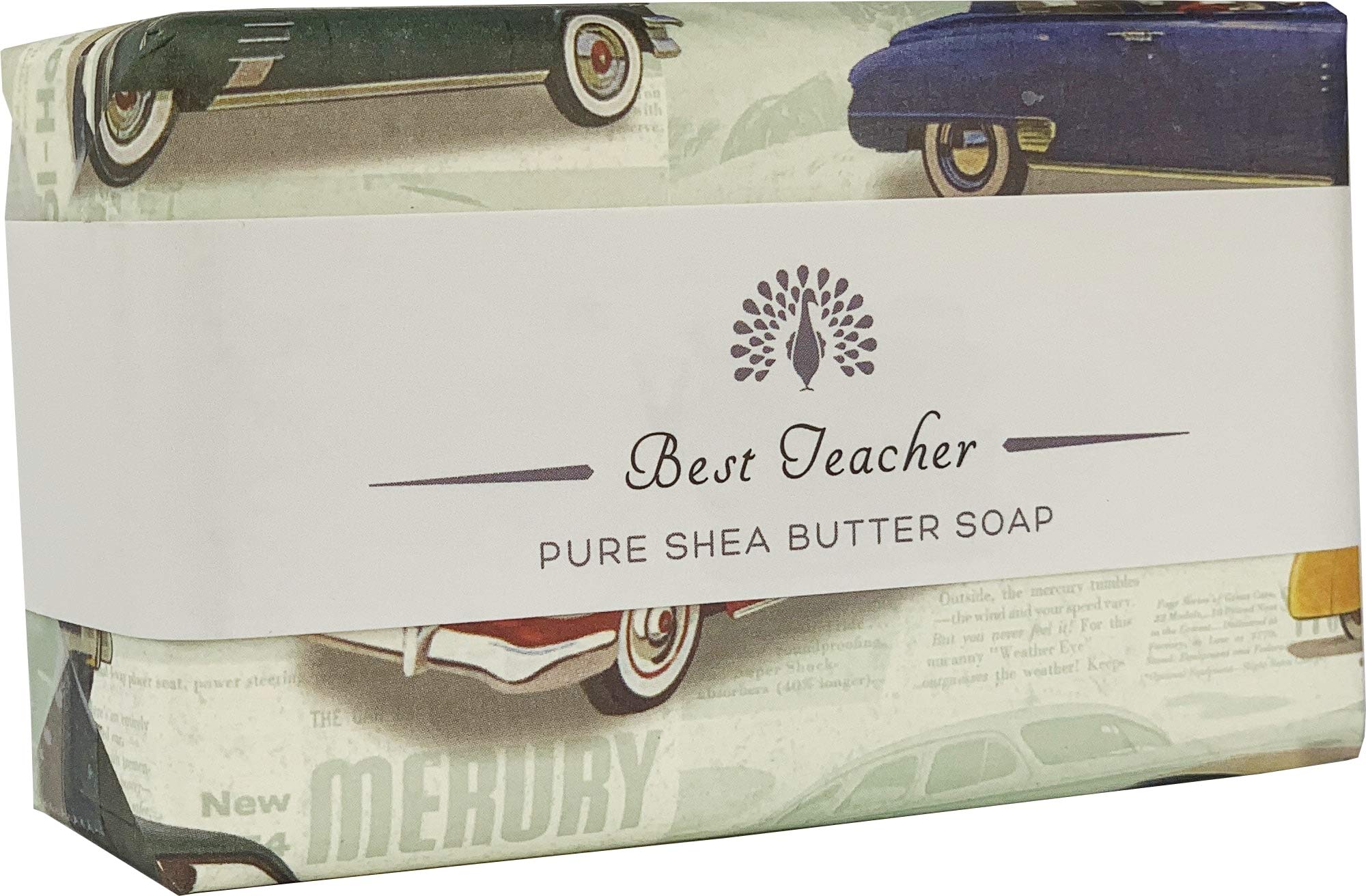The English Soap Company Occasions Gift Shea Butter Soap Best Teacher Sandalwood 190g