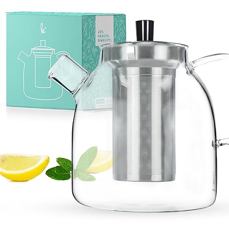 Amazon.com: Bote de Té con Infusor por kitchables – Loose ...
