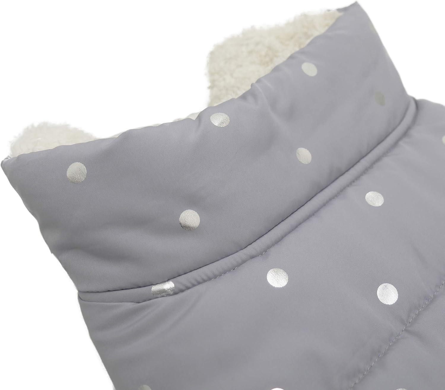 Rosewood Grey Metallic Spot Gilet for Dogs (Large - 52.5cm - 54cm) - Image 5