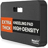 NETANY Extra Thick Kneeling Pad for Gardening, Comfortable Knee Pad Cushion, Extra Large Foam Kneeler Mat for Gardening, Baby Bath, Workout, Exercise & Yoga, Mechanic, 17.8 x 11 x 1.5 in, Black