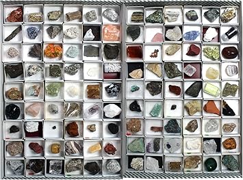 Arcoci Colección de 108 minerales y Rocas: Amazon.es: Juguetes y juegos
