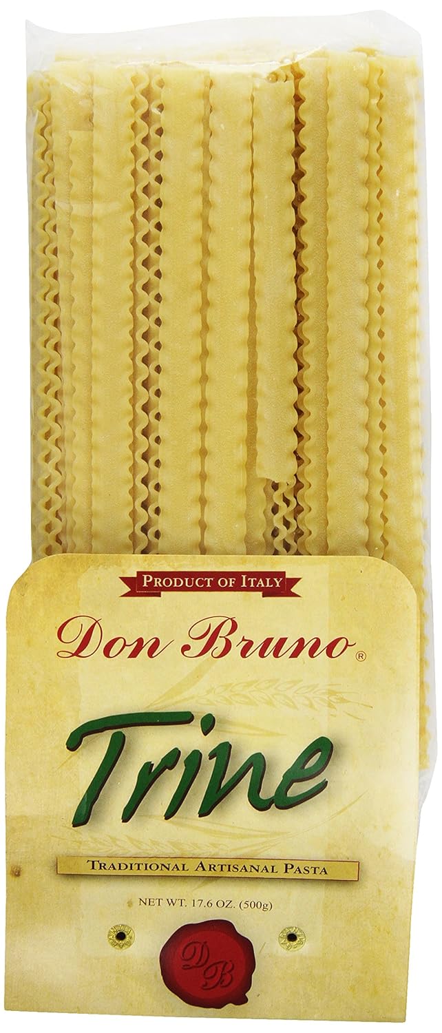 Don Bruno Trine Pasta, Traditionally Artisan, Specialty Imported Food, 17.6-Ounce Package