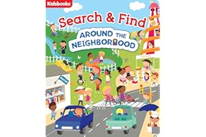 Search & Find: Around the Neighborhood – Hidden Object Picture Puzzle Book for Kids | Boost Focus, Vocabulary & Observation S