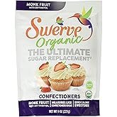 Swerve Organic Monk Fruit Blend Confectioners Sugar Replacement Sweetener, 8 Ounce