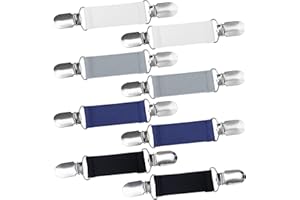 URATOT 8 Pieces Dress Clips Back Cinch Set,Shirt,Sweater,Clothes,Hat,Mitten,Shawl,Waist Clips for Women Men
