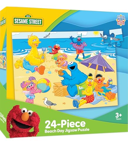 Amazon.com: Masterpieces Sesame Street - Fun in The Sun 24pc Floor