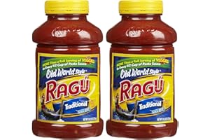 Ragu, Pasta Sauces, 45oz Container (Pack of 2) (Choose Flavors Below) (Old World Style)