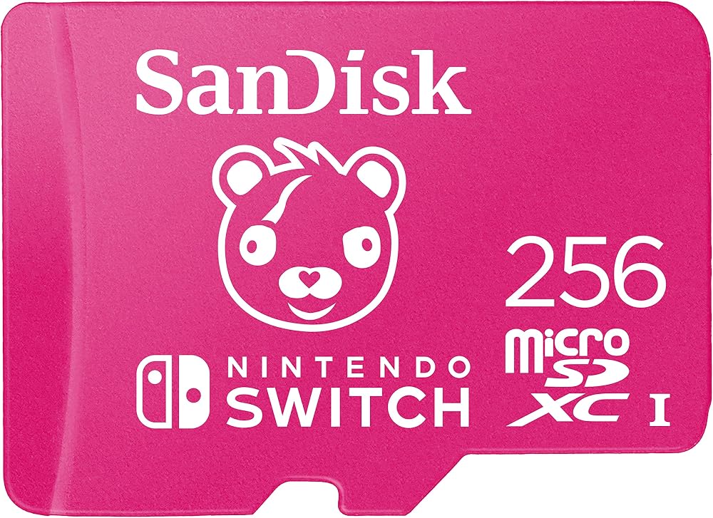 SanDisk 256GB microSDXC Nintendo Switch Card UHS-I Class 10 U3 100MB/s