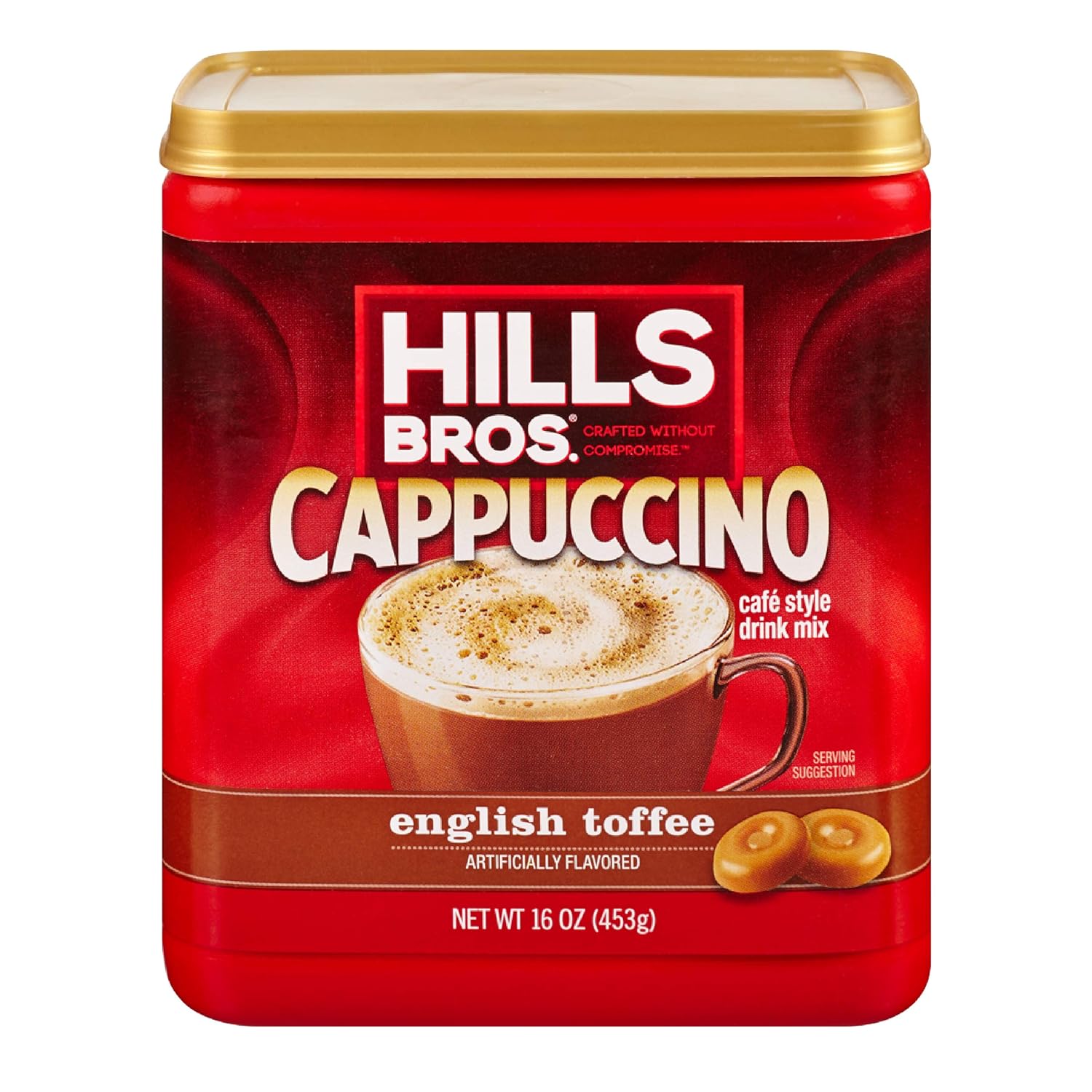 Hills Bros Cappuccino English Toffee 