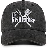 InnoBeta Grilling Gifts for Men, Grill Gifts for Men, Grill Hat, Funny Adjustable Embroidered Baseball Grill Hat for Birthday, Christmas, Party