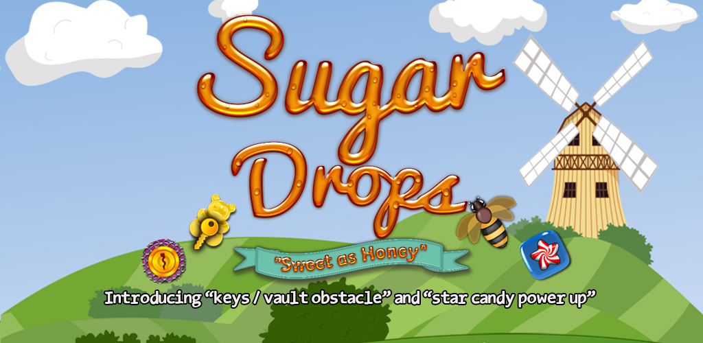 Sugar Drops - Match three puzzle