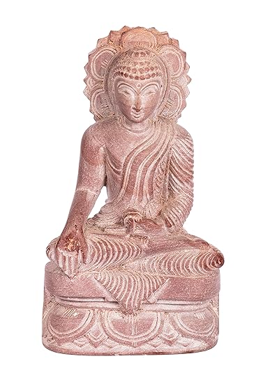 Biswa Bangla Handcrafted Stone Carving Table-top Buddha