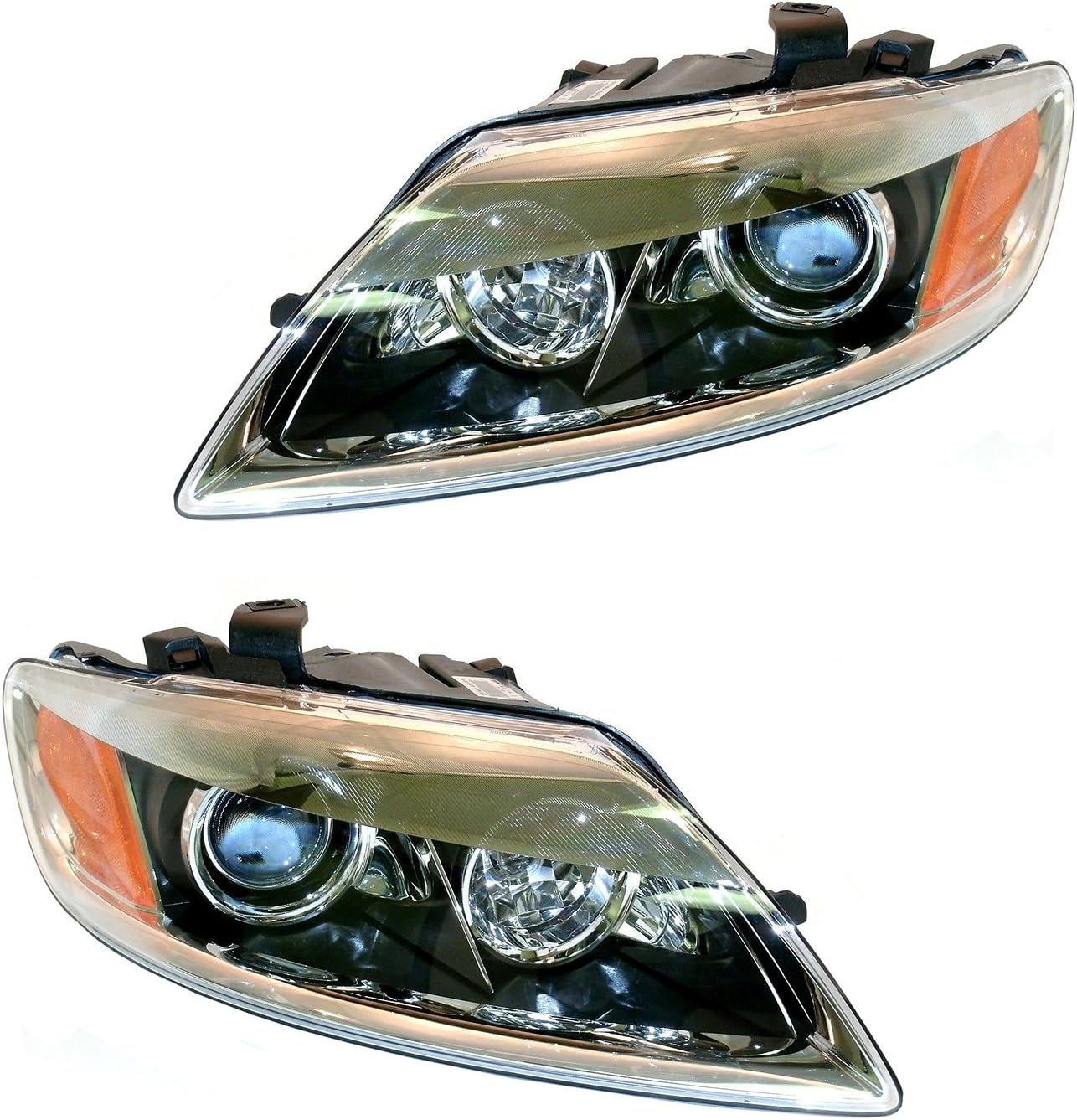 Amazon Com New Oem Xenon Valeo Headlight Dynamic Bending Compatible With Audi Q7 4 2 Base 2007 44704 44705 4l0941030h Au2503140 4l0941029h Au2502140 Automotive