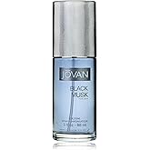 Jovan Black Musk Eau De Cologne Spray for Men, Multicolor, 3 Fl Oz