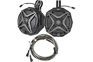 SSV Works WP Series Add-on 6.5 Speaker Pods with 1.75" Clamps & Harnesses (Pair)