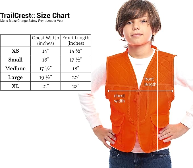 Youth blaze orange hunting vest Clearance
