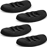 Geetery 4 Pcs Softball Fielder's Facemask Chin Cup Replacement Face Defense Mask Chin Pad Baseball Helmet Padding for Softball Fielder's Mask Women Men Teensm