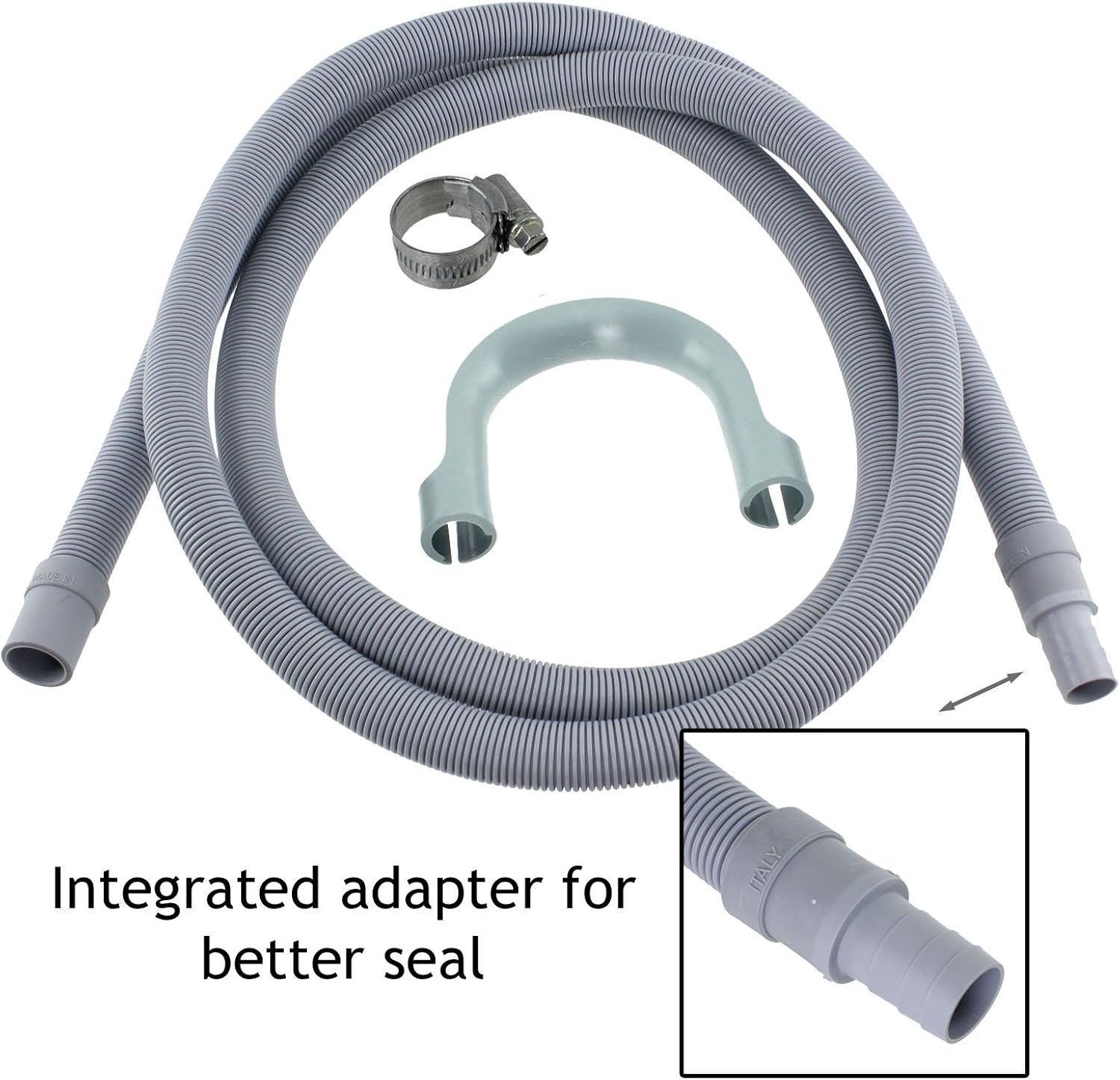 Spares2go Drain Hose Extension For Bosch Dishwasher (2.5M