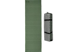 REDCAMP Foldable Foam Camping Pads for Sleeping, Waterproof Closed Cell Foam Camping Sleeping Pad - Ultra-Lightweight for Hiking & Backpacking, R-2.1 Insulated, Royal Blue/Grey/Green/Brown/Khaki