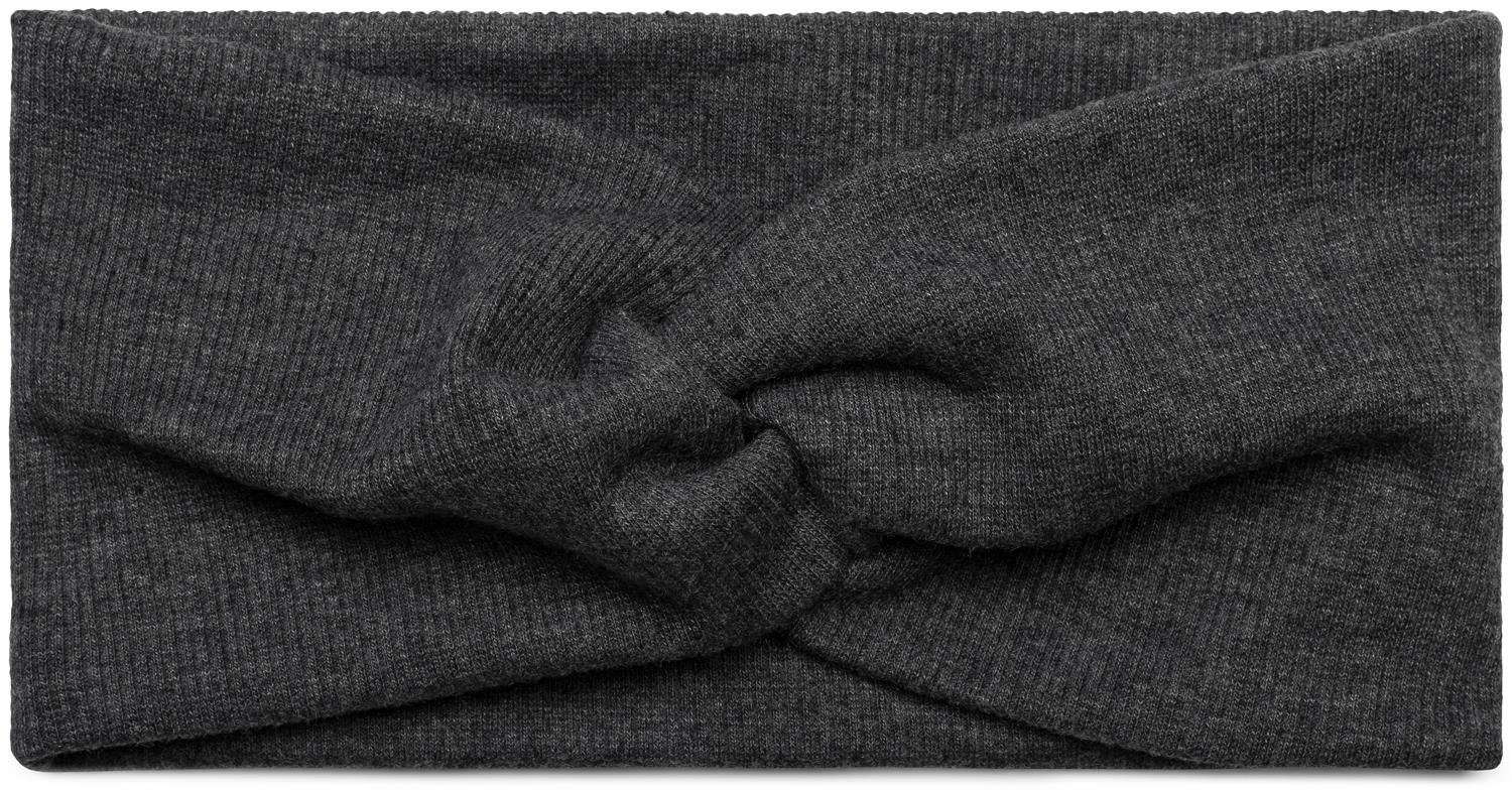 styleBREAKER hairband in a fine rib look with bow, headband, ladies, 04026009, Colour:Dark Grey