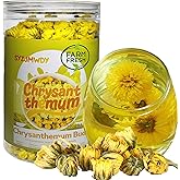 Premium Chrysanthemum Tea - 100g (3.52oz) Loose Leaf -Chinese Tea, Natural Dried Tai Ju Chrysanthemum - Non-GMO Sweet & Fresh