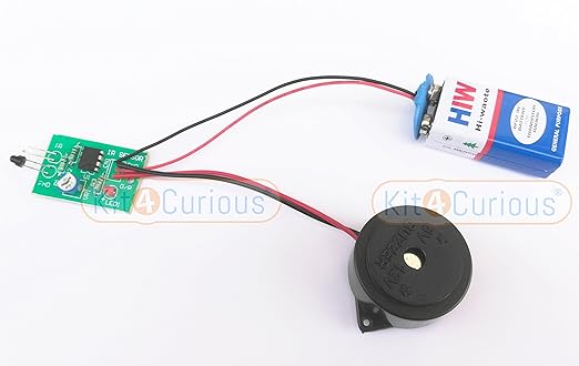 Kit4Curious Sensor Based Security Alarm Complete kit with Instruction Manual