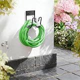 Josmimic Metal Wall Hose Holder 100 110 150 ft Hose Extension Cord Holder view 2