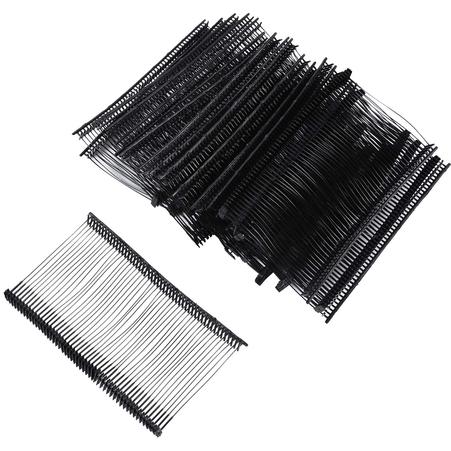 PAG 5000pcs 50mm Standard Attachments Tagging Gun Barbs Fasteners for All Standard Price Taging Gun, 50pcs/Clip,Black — image 1