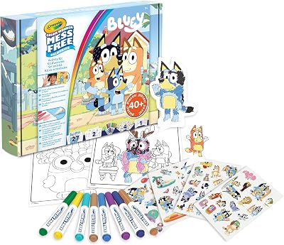 - Color Wonder, Conjunto de Presente Sem Manchas Azuis, Conteúdo Rico com Marcadores, Páginas para Colorir, Autocolantes e Mais, Para Idades 3 Ou Mais, 75-7171