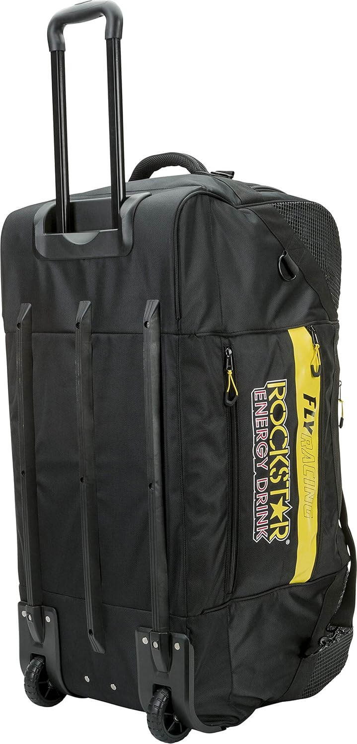 Fly Racing 2021 Rockstar Roller Grande Gear Bag (Black/Yellow): Automotive
