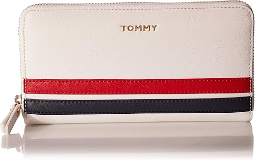 tommy hilfiger large zip around wallet