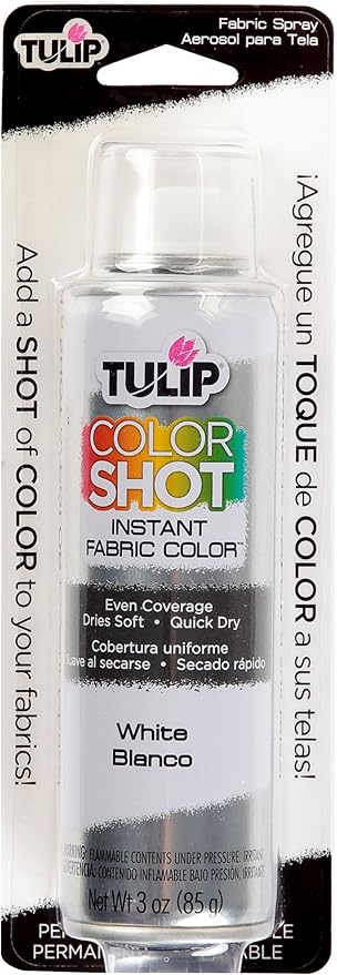 Amazon Com Tulip Colorshot Instant Fabric Color 3oz White Amazon Com Tulip Colorshot Instant Fabric Color 3oz White