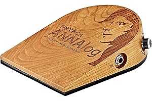 Ortega Guitars Analog Singer-Songwriter Stomp Box with Built-in Passive Piezo for Kick Sound, Natural (ANNALOG)