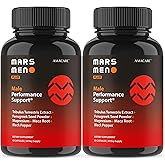 (2 Pack) Mars Men Plus – Advanced MarsMen Plus Supplement Support Formula Capsules, MarsMenPlus for Men Natural Premium Multivitamin Daily General Health Wellness, 120 Capsules for 2 Months