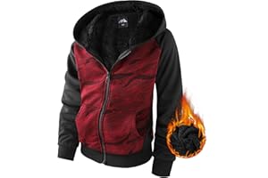 LAIWANG Boy's Zip Up Hoodie Heavyweight Winter Sweatshirt Fleece Sherpa Lined Warm Jacket