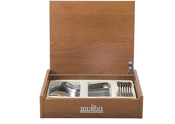 Amazon.com | idurgo Baguette STD Ref. 19000 Cutlery Set, Stainless Steel: Dinnerware Sets