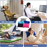 VEGCOO 5 Pack Inflatable Travel Pillows 22x34cm Flocked PVC Lightweight view 7