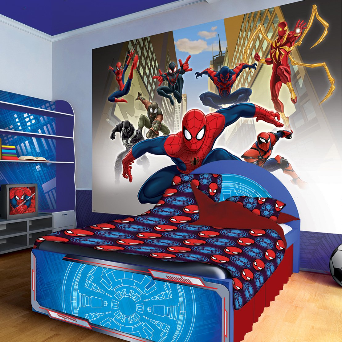 Marvel SPIDERMAN Wallpaper Mural Design ForWall Marvel Spiderman Kids