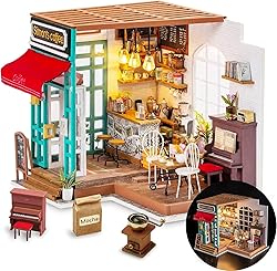 Rolife DIY Miniature Cafe House Kit for Adults to