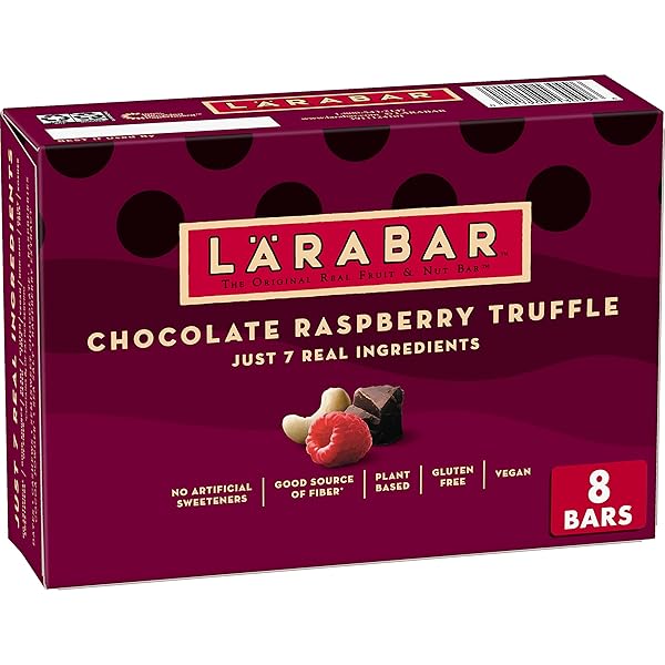 LARABAR CHOCOLATE RASPBERRY TRUFFLE, GLUTEN FREE VEGAN FRUIT...