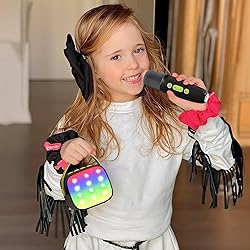 YLL Mini Karaoke Machine with 2 Wireless