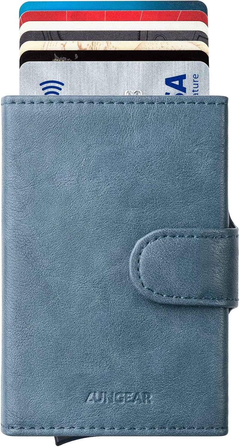 Slim Pop Up Wallet For Men, Credit Card Case Holder RFID