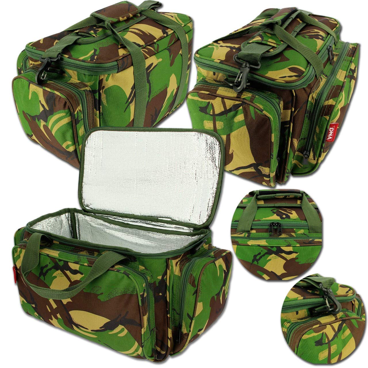 DPM Camo Carp Coarse Fishing Luggage Carryall Bag Holdall Multi Listing Barrow Cases Tackle (2) Insulated Carryall)