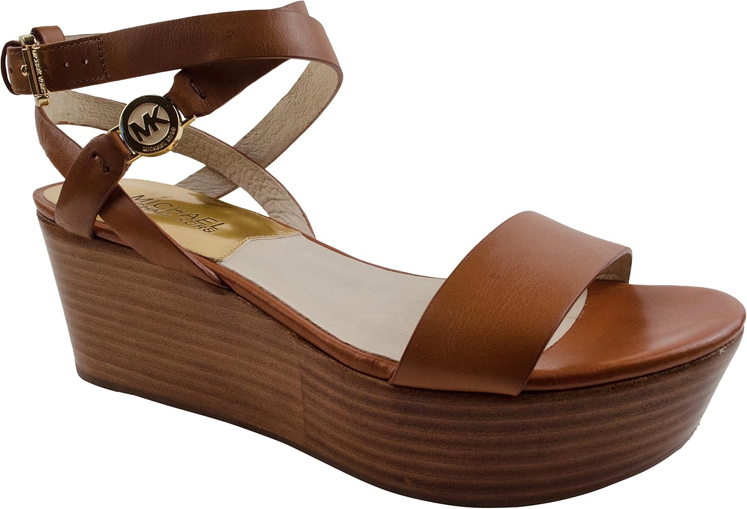 michael kors charm wedge sandals